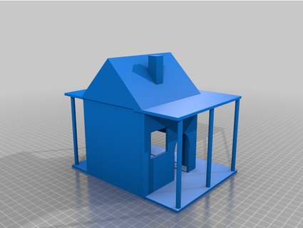 vogelhaus Dirksbastelbude 3d print model - Mito3D