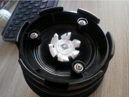 Silberkamm ssm 550 d1 Mixer Rotor Ausrüstung klatschen 3d print model - Mito3D