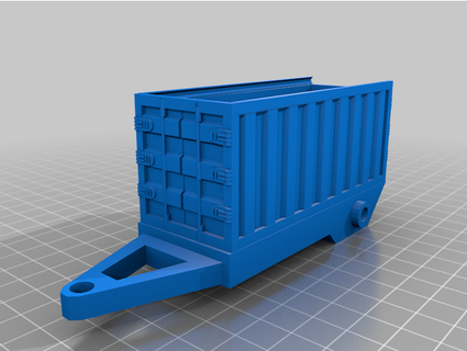traktor trailer bburago nekromonger 3d print model - Mito3D