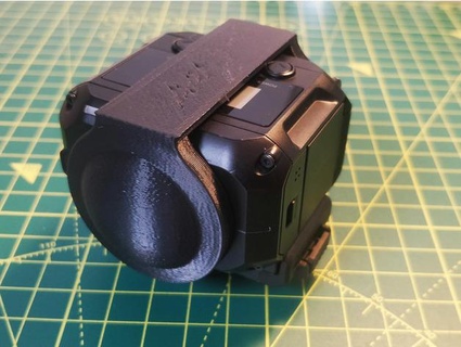 virb 360 cámara lente gorra salpicadura 3d print model - Mito3D