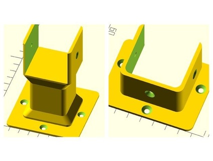 pollo coop pertica monta personalizzabile vita 3d print model - Mito3D