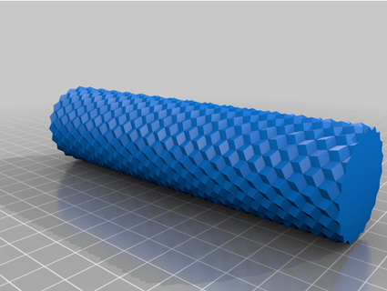 wax foundation roller - plain pruby 3d print model - Mito3D