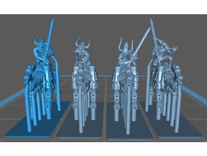 epic scale blood rider demons epicrich 3d print model - Mito3D