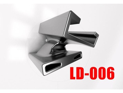 creality ld-006 double angled build plate bracket claesn 3d print model - Mito3D
