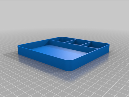 desk tidy tray hackerbijay 3d print model - Mito3D
