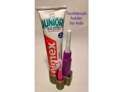 toothbrush holder kids vadymch 3d print model - Mito3D