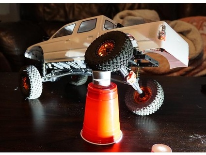 corps monter add longue Voyage choc montures axial scx10 2 ant1tuned 3d print model - Mito3D