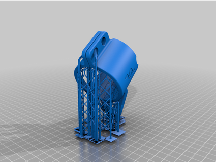 elegoo saturn tilted drip head psdesign 3d print model - Mito3D