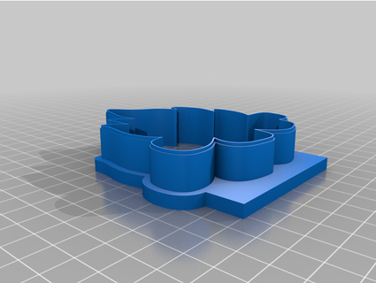 campfire cookie cutter bsu craig 3d print model - Mito3D