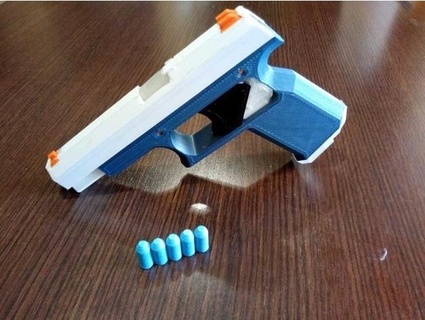 3d imprimé jouet pistolet truc chose 3dprinting 99 3d print model - Mito3D
