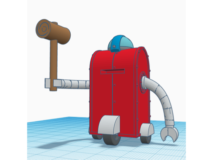 d'oh bot irritado terra bot polarix 3d print model - Mito3D