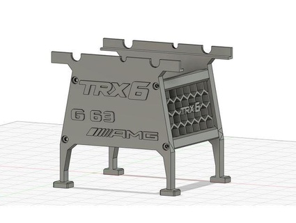 estante soporte traxxas trx6 g63 amg escala rc alemán 3d print model - Mito3D