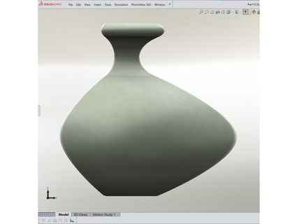 45 degree rule breaker - vase mode cadnurd 3d print model - Mito3D