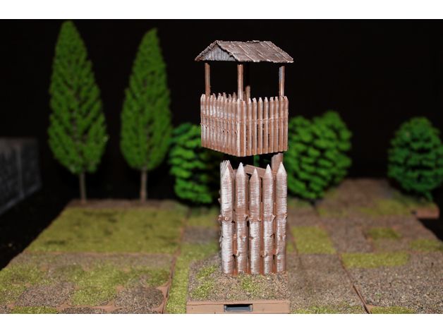 paliçada torre mata 3D print model - Mito3D