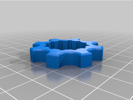 bed leveling knob i3 mega cowboyshat 3d print model - Mito3D