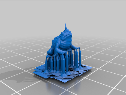 epico scala afflitto rospo demone epicrich 3d print model - Mito3D