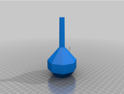 plant watering bulb vase mode shortened dharam 3d print model - Mito3D