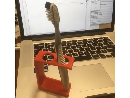 fat toothbrush holder paulnord 3d print model - Mito3D