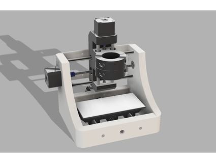 piccolo pcb cnc v12 completamente stampato corpo vref 3d print model - Mito3D