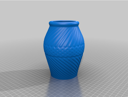 decorative planter vase spacelord87 3d print model - Mito3D