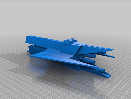 aggressor class Estrela destruidor kuatdriveyards 3d print model - Mito3D