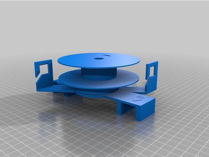 médical oxygène tuyau bobine rétractable tharnden 3d print model - Mito3D