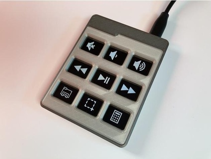 keybon adaptado macro teclado wingman94 3d print model - Mito3D