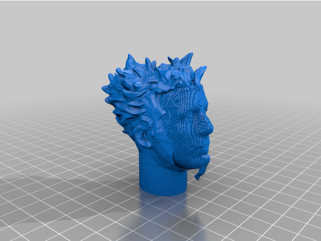 russ mcintosh cabeça figura mc 3D print model - Mito3D