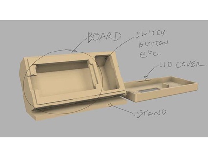 esp32 oled wifi kit case israngkul 3d print model - Mito3D