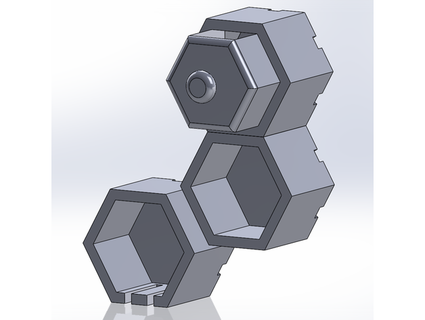 honeycomb storage box fasermok 3d print model - Mito3D