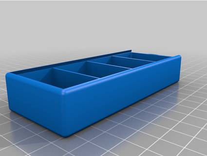 pastillero personalizable - customizable pillbox fundacion 3d print model - Mito3D