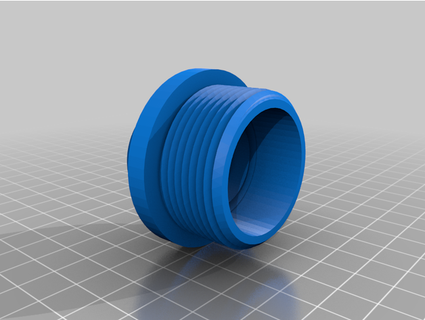 fitting - thread adapter 1 4 printerforever 3d print model - Mito3D