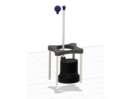 keg fermenter cleaner sprabtor 3d print model - Mito3D