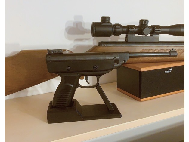 gun stand spa s3 4 5mm air pistol prikrylmarek 3D print model - Mito3D