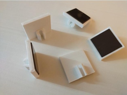 basit manyetik tel klips eriyen samanlar 3d print model - Mito3D