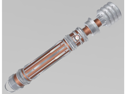 Leia organa'nın ışın kılıcı kavun suçlu 3d print model - Mito3D