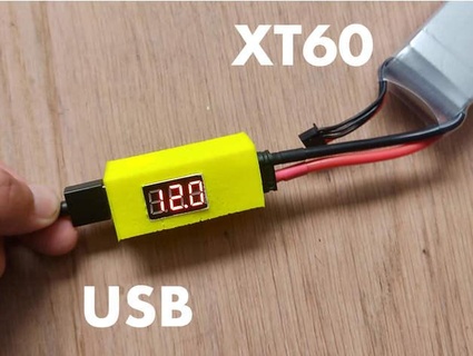 xt60 2 6s USB convertitore unboxingexperience7 3d print model - Mito3D