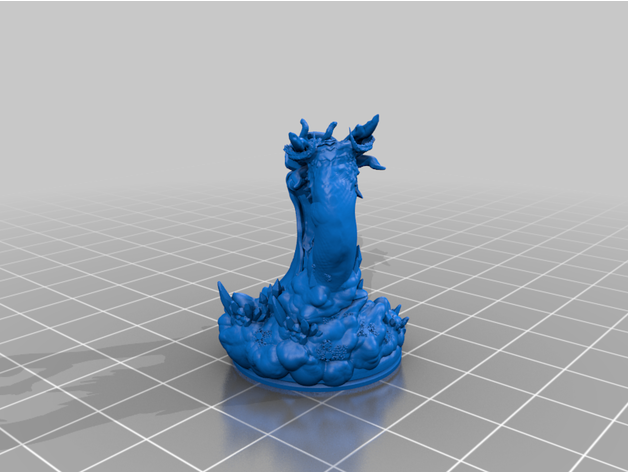 Tiefling gelo mago videntes cabana 3D print model - Mito3D