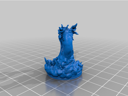 tiefling ice mage seers hut 3d print model - Mito3D