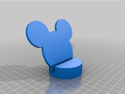handyhalter Mickey dirksbastelbude 3d print model - Mito3D