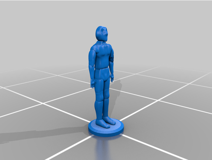 Körper Base Gittergewebe Bildhauerei ironmanep 3d print model - Mito3D