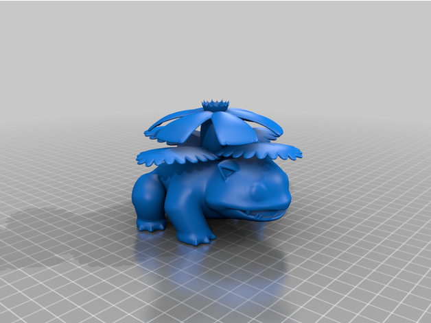 venusaur peixe rei 3D print model - Mito3D