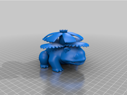venusaur kringfish 3d print model - Mito3D