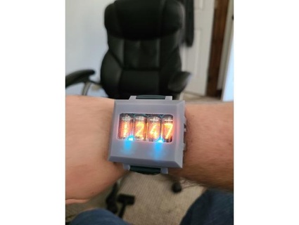 nixie watch case fbinfantry 3d print model - Mito3D