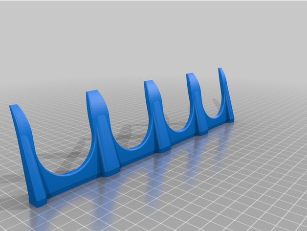 çapa otu duvar binmek Ocak 3D print model - Mito3D