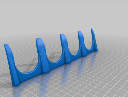 çapa otu duvar binmek Ocak 3d print model - Mito3D