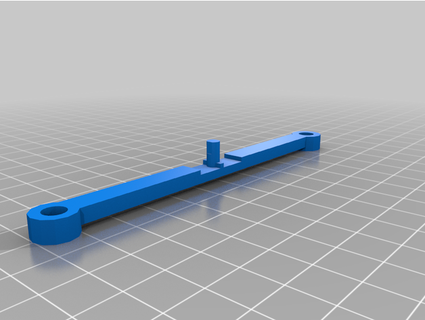 Neu hell Grab Bagger Lenkung Verknüpfung Polymerkröte 3d print model - Mito3D