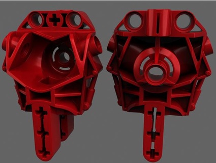 bionicle toa metru matoran parts lehvaknuva 3d print model - Mito3D