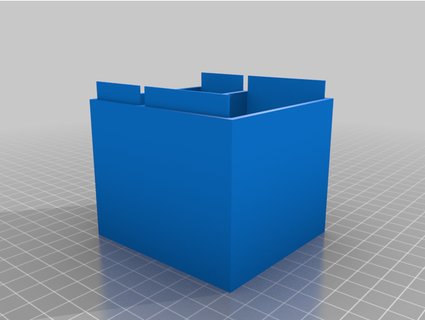 minimo maniche 60 carta mazzo scatola dado contatore vano nickrittinger 3d print model - Mito3D