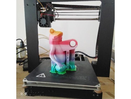 grenouille papier distributeur valet 3d print model - Mito3D